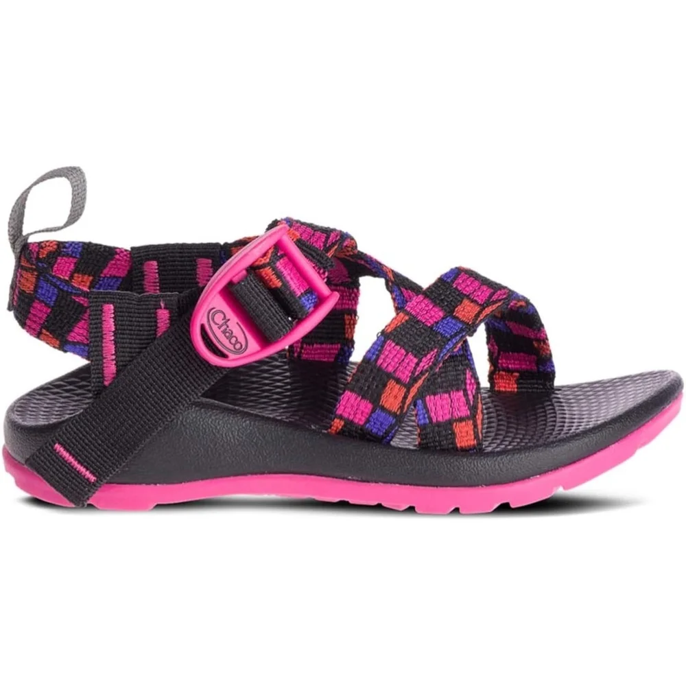 Chaco z/1 eco tread Sandals Black Pink Blue Orange Size 5, woman